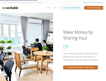 Tablet Screenshot of coworkable.com